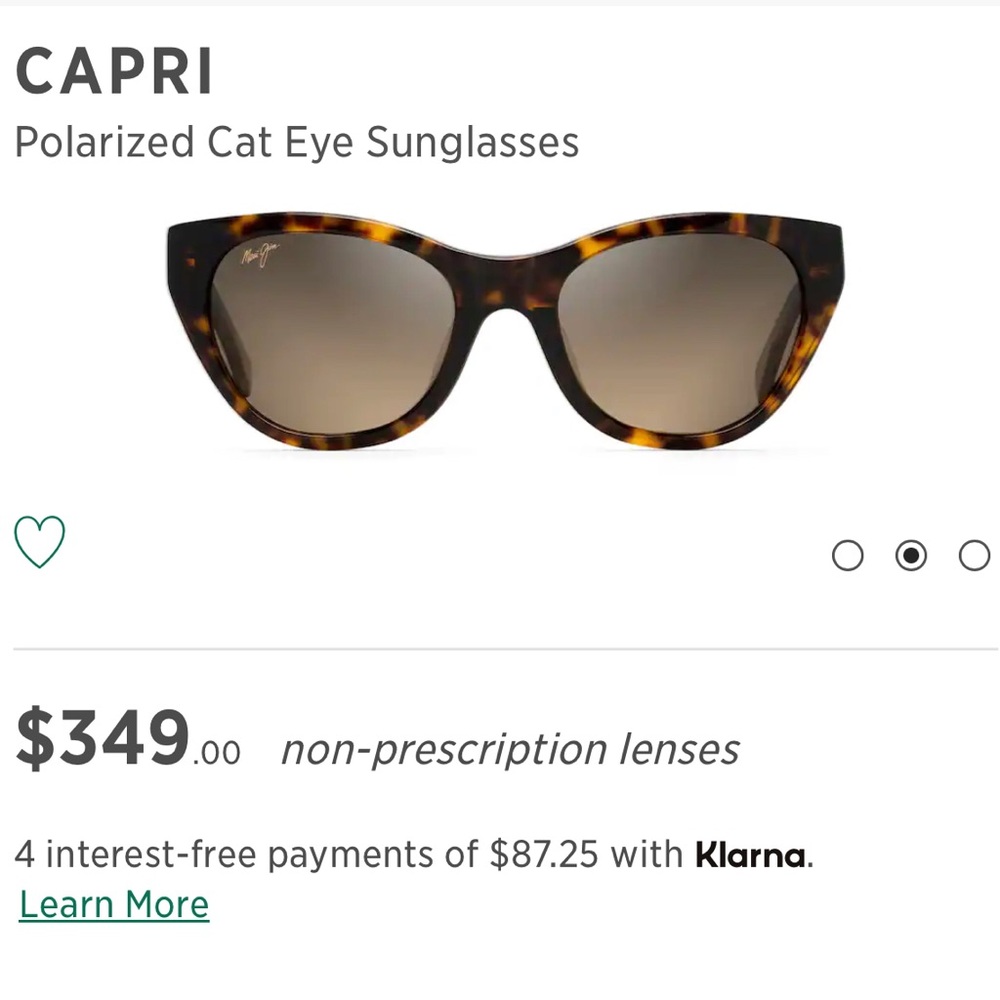Maui Jim Capri sunglasses
